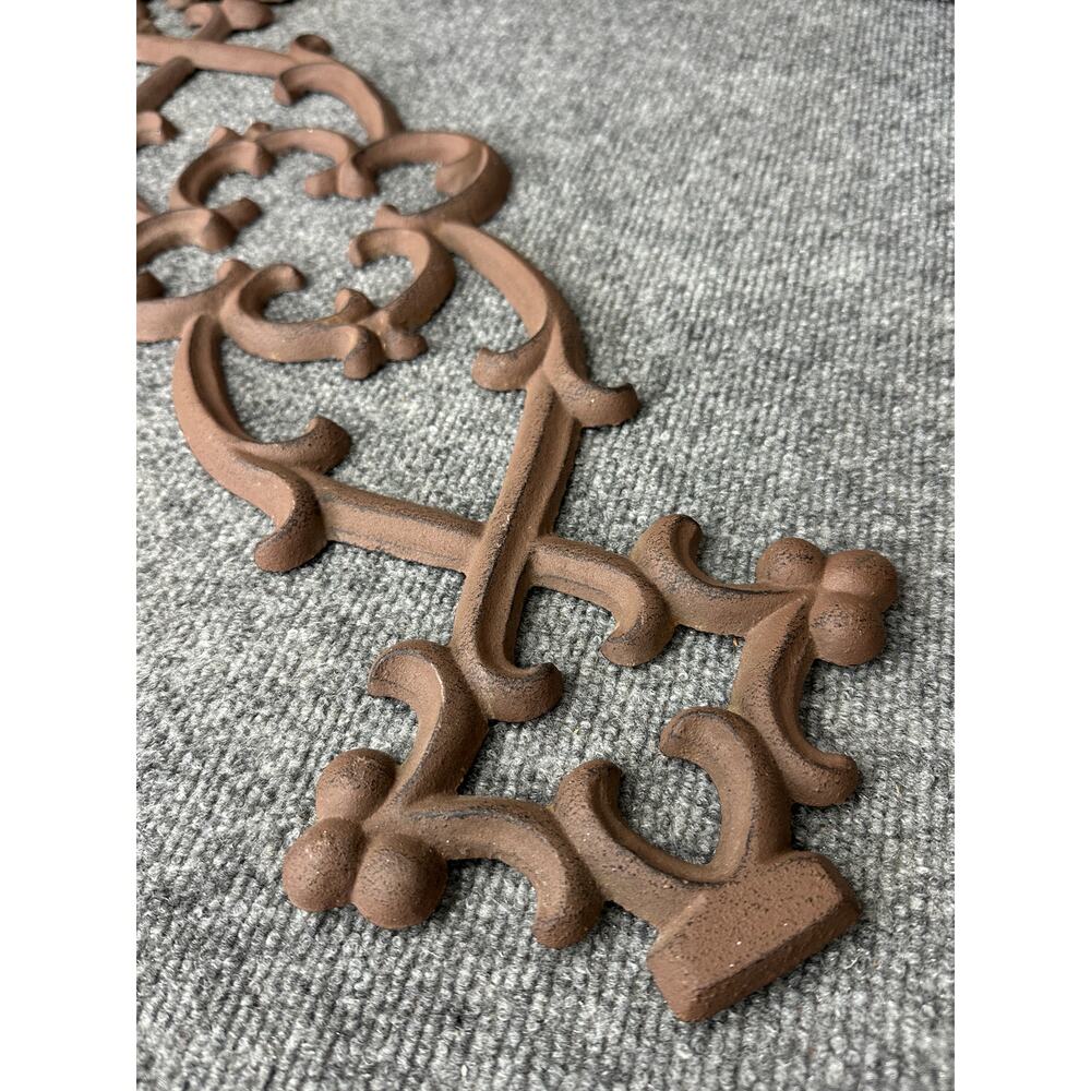 Southern Living at Home ornate architectural cast iron wall art decor rustic 25” - Picture 4 of 12